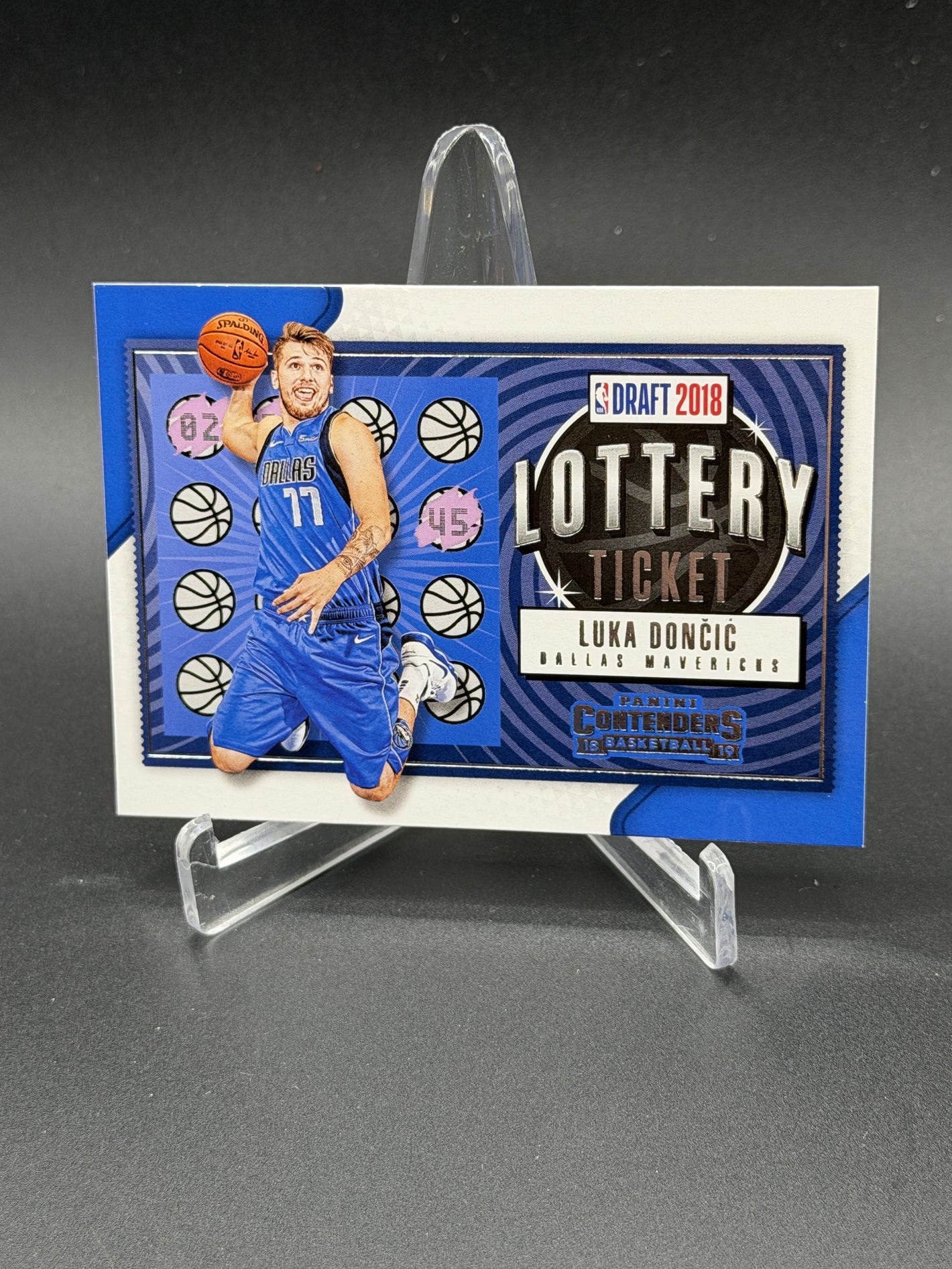 2018-19 Panini Contenders #3 Luka Doncic Rookie RC Lottery Ticket