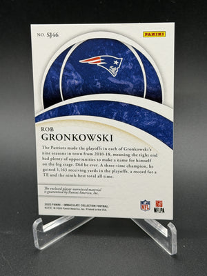 2020 Panini Immaculate #SJ46 Rob Gronkowski Standard Jerseys #/25