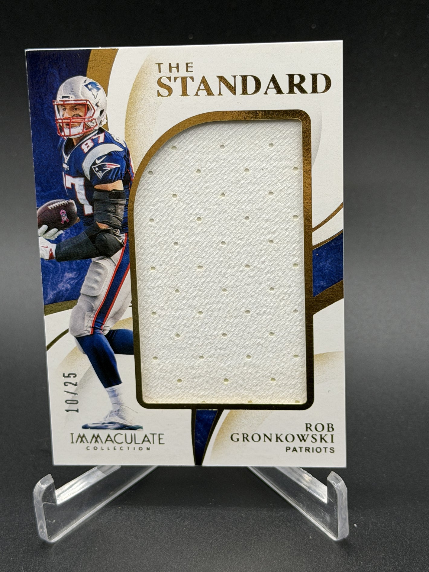 2020 Panini Immaculate #SJ46 Rob Gronkowski Standard Jerseys #/25