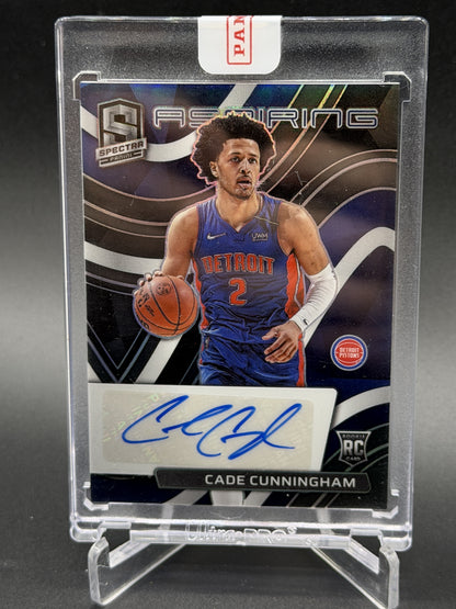 2021-22 Panini Spectra #AA-CCM Cade Cunningham Aspiring Autographs #/99