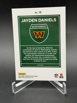 2024 Donruss #16 Jayden Daniels Rookie RC Downtown