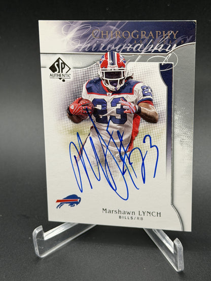 2009 SP Authentic #CH-ML Marshawn Lynch Chirography