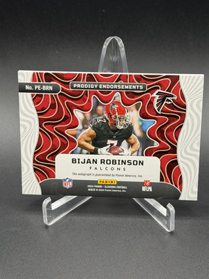 2024 Panini Illusions Bijan Robinson Rookie RC Prodigy Endorsements Auto /99