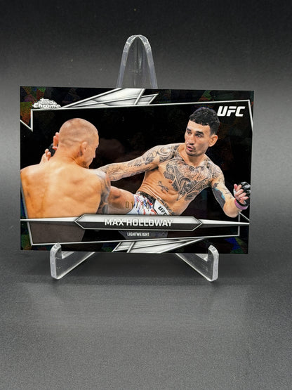 2026 Topps Chrome UFC Sapphire Edition #100 Max Holloway Black Sapphire