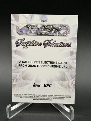 2026 Topps Chrome UFC Sapphire Edition Conor McGregor Selections Orange /25
