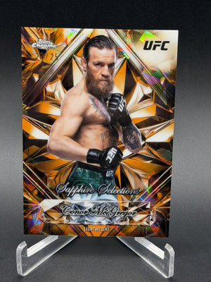 2026 Topps Chrome UFC Sapphire Edition Conor McGregor Selections Orange /25