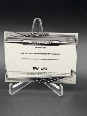 2026 Topps Chrome UFC Sapphire Edition #BAV-PP Paddy Pimblett Autographs