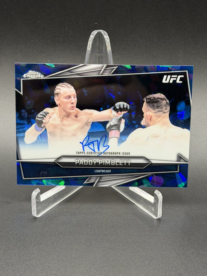 2026 Topps Chrome UFC Sapphire Edition #BAV-PP Paddy Pimblett Autographs