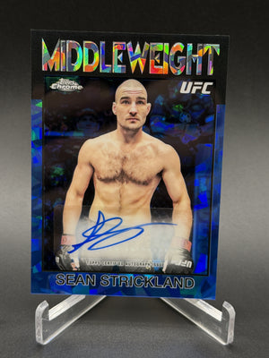 2026 Topps Chrome UFC #86S-SS Sean Strickland 1986 Topps Signatures
