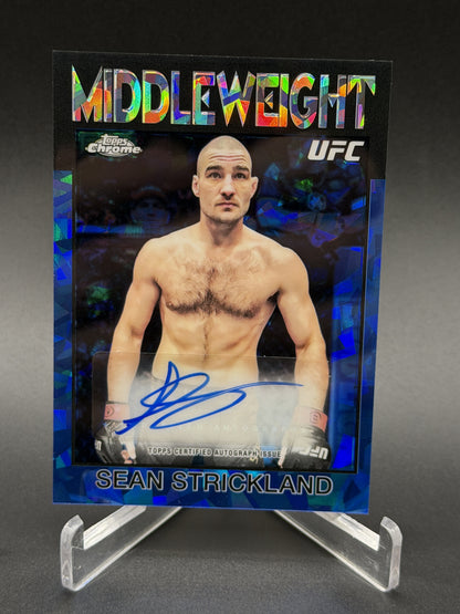2026 Topps Chrome UFC #86S-SS Sean Strickland 1986 Topps Signatures
