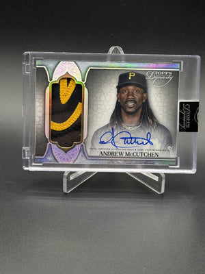 2025 Topps Dynasty #DAP-AM2 Andrew McCutchen Silver Patch Auto #/5