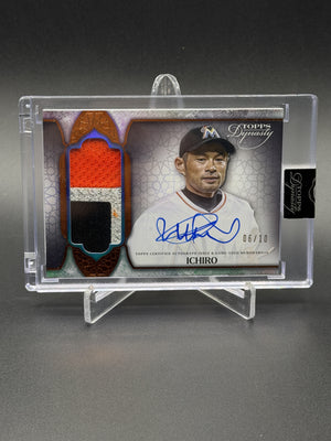 2025 Topps Dynasty #DAP-I4 Ichiro Auto Patch Bronze /10