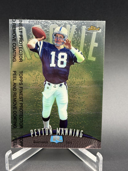 1998 Finest #121 Peyton Manning Rookie RC W/ Coating #2