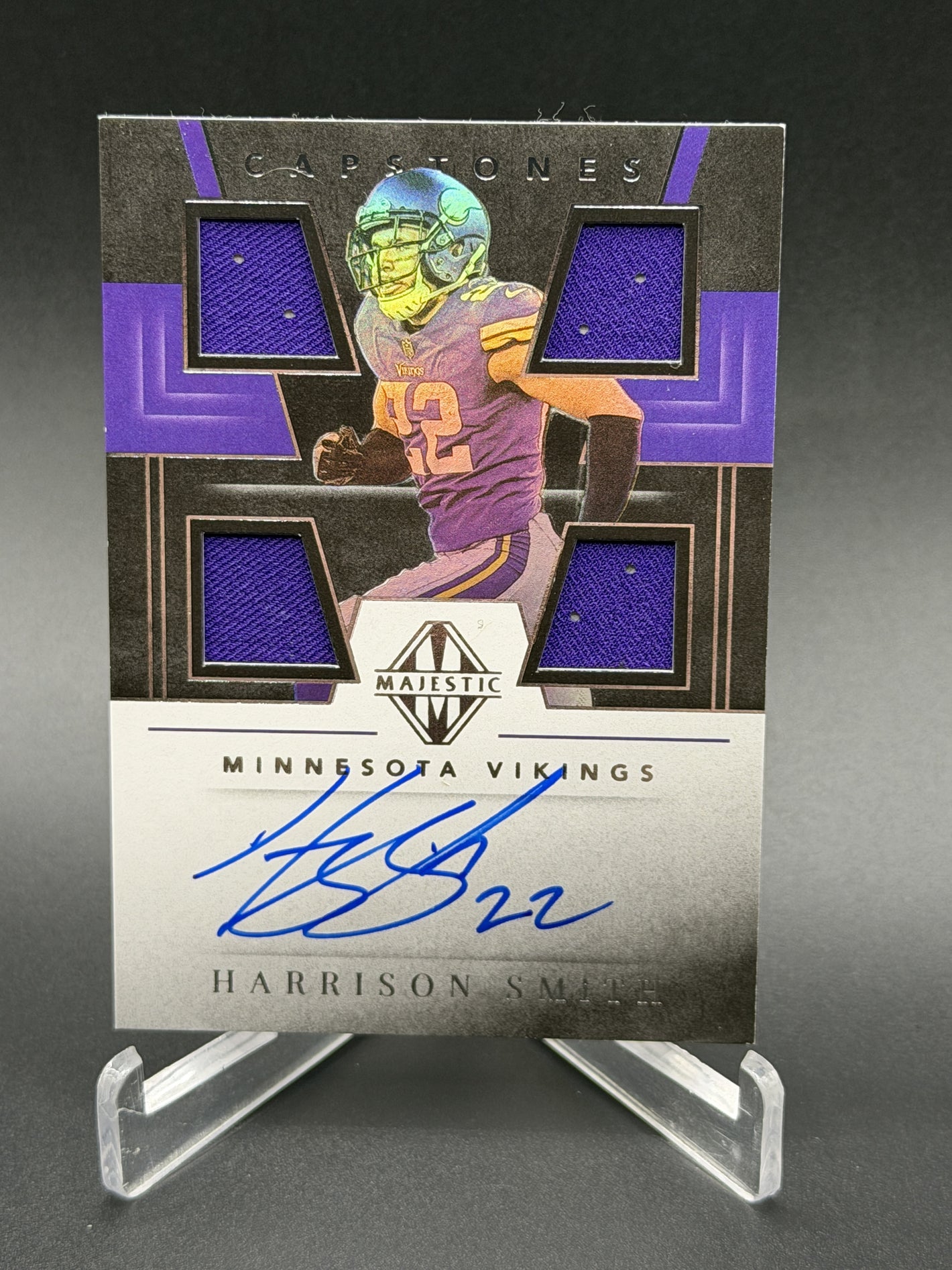 2019 Panini Majestic #CP-HS Harrison Smith Capstones Auto #/35