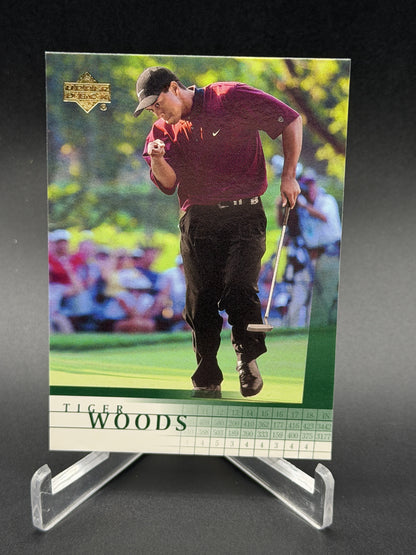 2001 Upper Deck #1 Tiger Woods Rookie RC #2