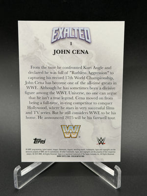2025 Topps Exalted WWE #1 John Cena White