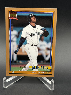 2026 Topps #T91-45 Ken Griffey Jr. 1991 Baseball 35th Anniversary Gold /50