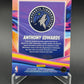2023-24 Hoops Premium #14 Anthony Edwards Anti Gravity Blue Scope Prizm /25