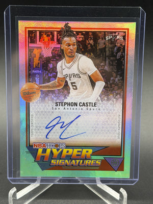 2025-26 Topps Hoops HHS-SCA Stephon Castle Hyper Signatures Auto