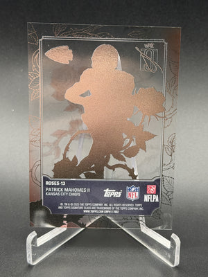2025 Topps Signature Class #ROSES-13 Patrick Mahomes II Roses SSP