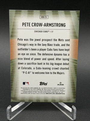 2024 Topps #HFA-15 Pete Crow-Armstrong Rookie RC Home Field Advantage