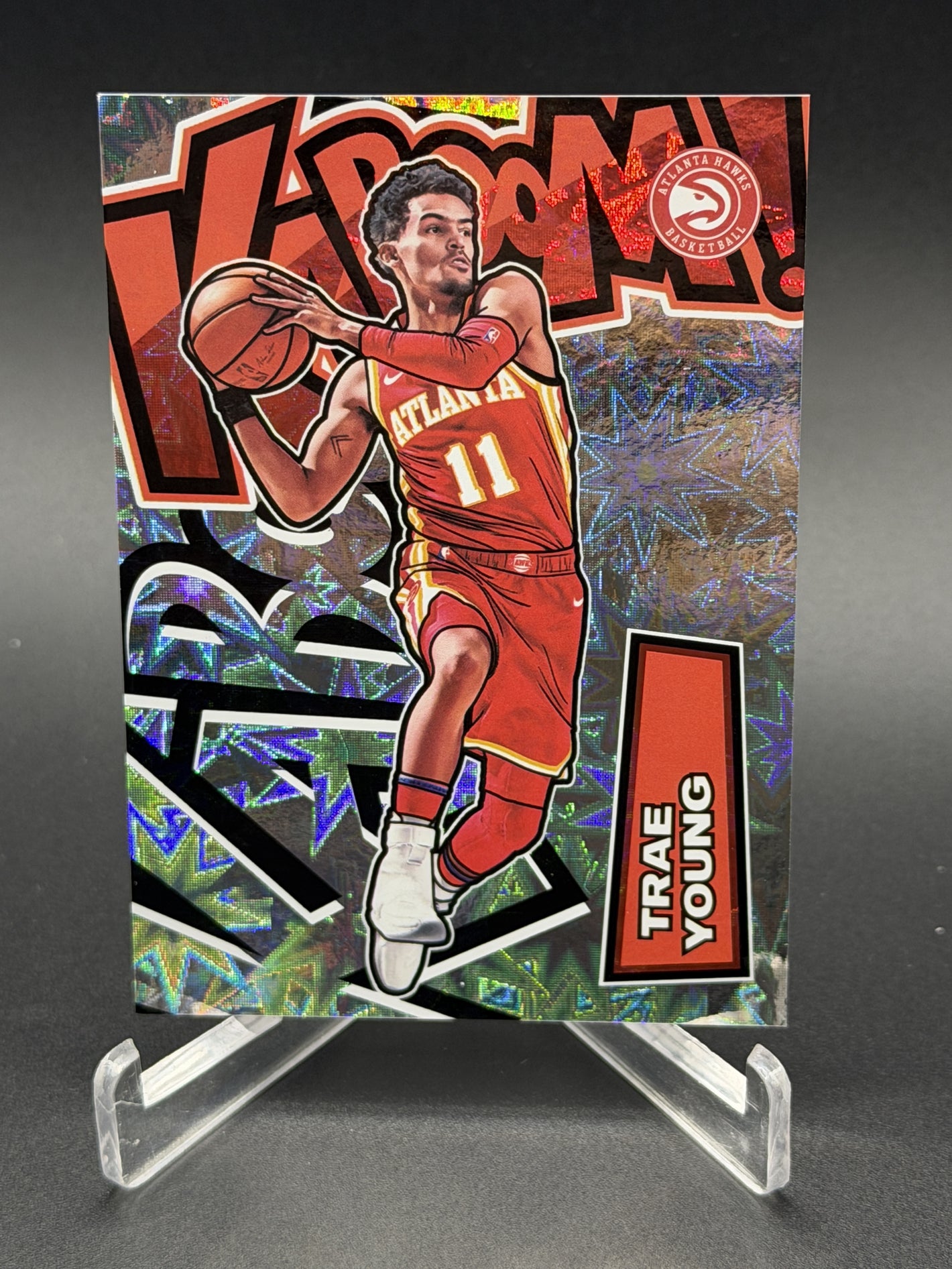 2021-22 Panini Crown Royale #9 Trae Young Kaboom