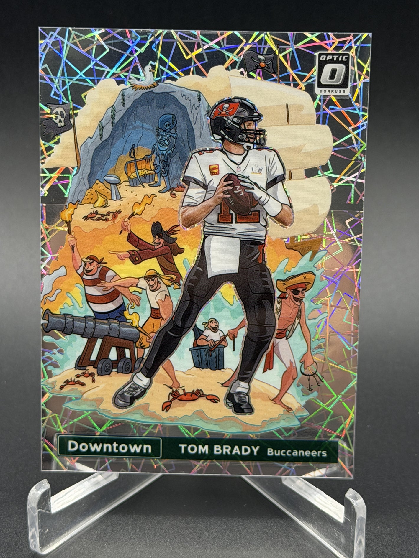 2021 Donruss Optic #DT-23 Tom Brady Downtown!