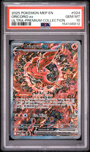 2025 Pokemon ME: Mega Evolution Promo #024 Oricorio ex UPC PSA 10 (812)