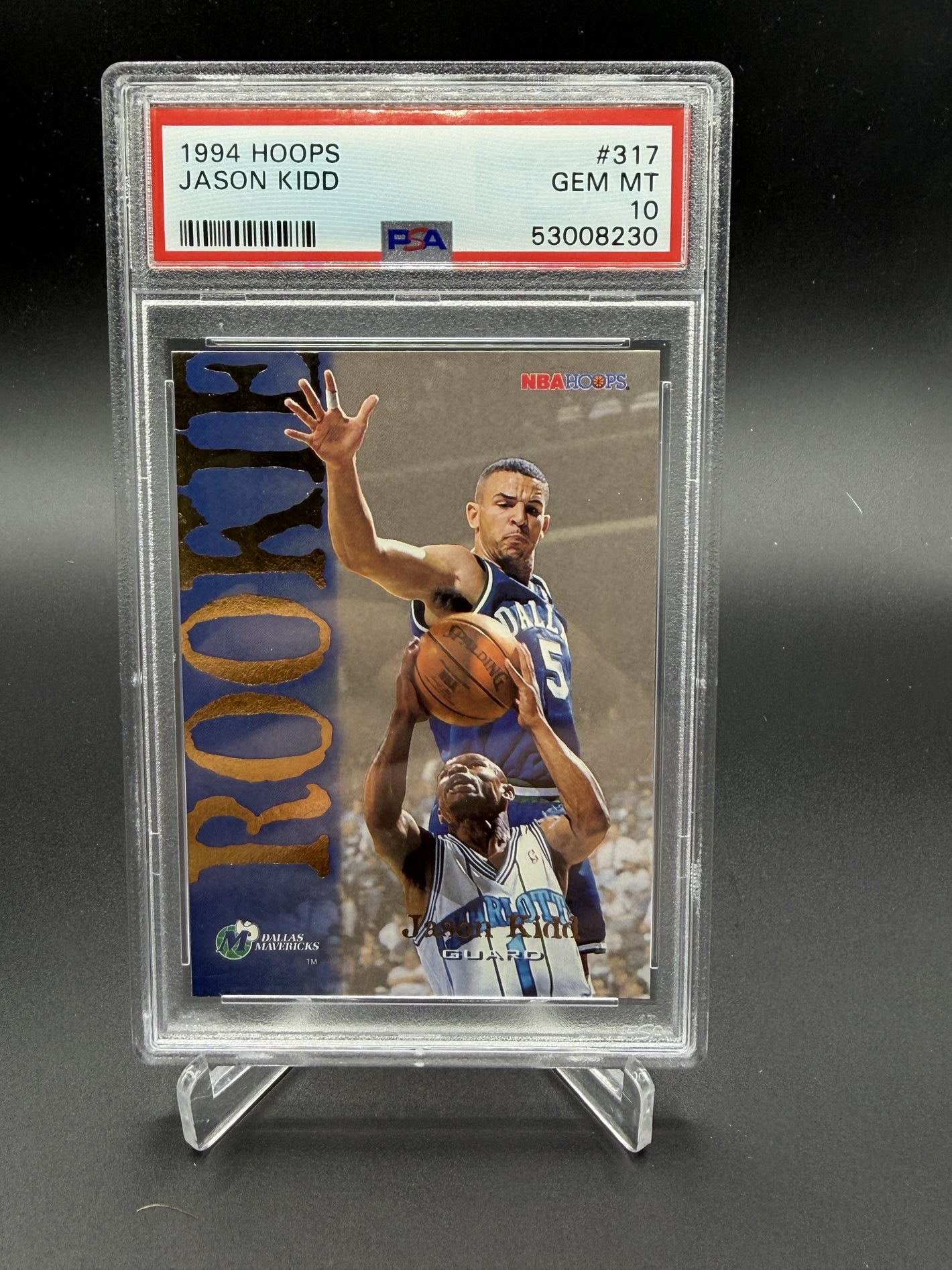 1994-95 Hoops #317 Jason Kidd Rookie RC PSA 10