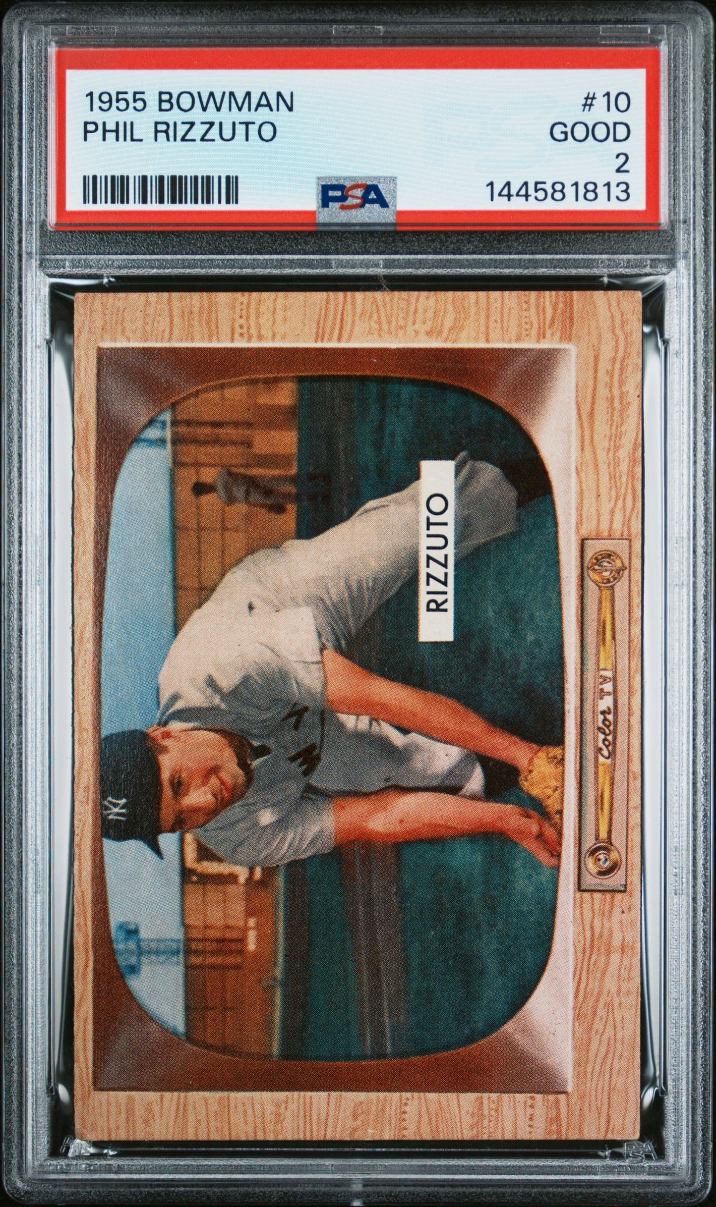 1955 Bowman #10 Phil Rizzuto PSA 2