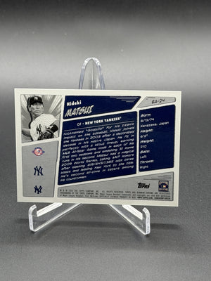 2025 Bowman #BA-24 Hideki Matsui Anime