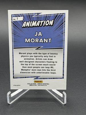 2025-26 Donruss #1 Ja Morant Animation