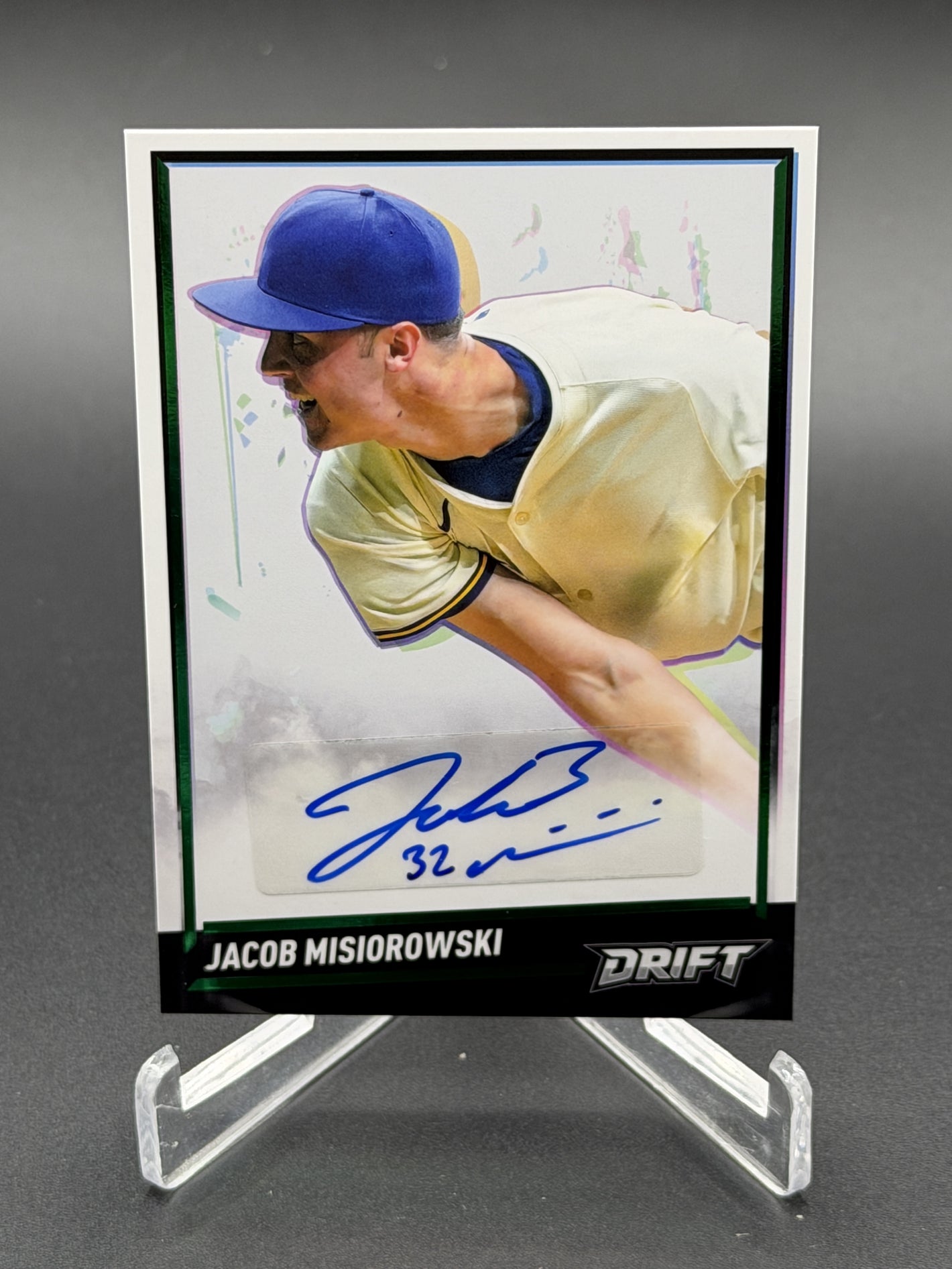 2025 Pulse Drift #BAS-JM Jacob Misiorowski Signatures Green #/30