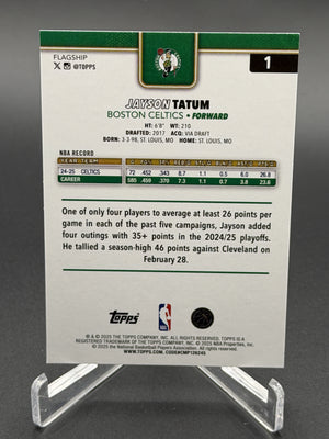 2025-26 Topps #1 Jayson Tatum Team Color Border