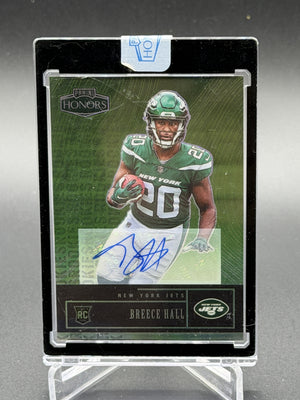2022 Panini Honors #45 Breece Hall Signatures Green #/35