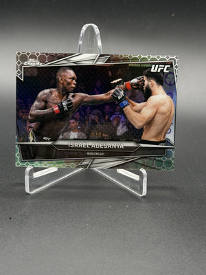 2026 Topps Chrome UFC #197 Israel Adesanya OctaFractor /8