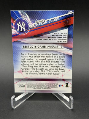2017 Bowman's Best #1 Aaron Judge Rookie RC #1