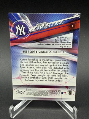 2017 Bowman's Best #1 Aaron Judge Rookie RC #2