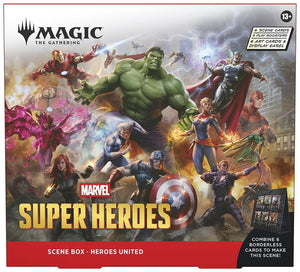 Marvel Super Heroes Scene Box SET - Villains Unleashed/Heroes United - Marvel Super Heroes (MSH)