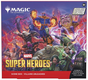 Marvel Super Heroes Scene Box SET - Villains Unleashed/Heroes United - Marvel Super Heroes (MSH)
