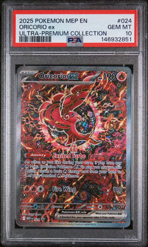 2025 Pokemon ME: Mega Evolution Promo #024 Oricorio ex PSA 10 (851)