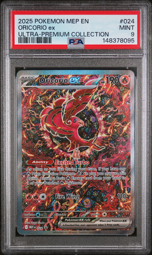 2025 Pokemon ME: Mega Evolution Promo #024 Oricorio ex PSA 9 (095)