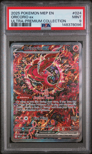 2025 Pokemon ME: Mega Evolution Promo #024 Oricorio ex PSA 9 (096)