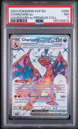 2023 Pokemon SV: Scarlet & Violet Promo Cards #056 Charizard ex PSA 7