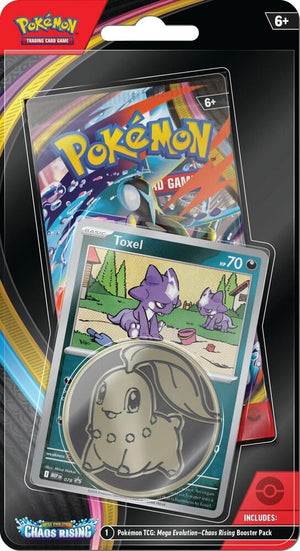 Pokemon Chaos Rising Single Pack Blister [Toxel] - ME04: Chaos Rising (CRI)