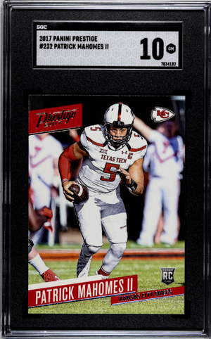 2017 Panini Prestige #232 Patrick Mahomes II SGC 10