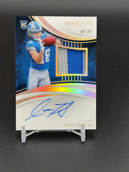 2025 Panini Immaculate Collection #134 Isaac TeSlaa Gold Patch Auto /25 PC