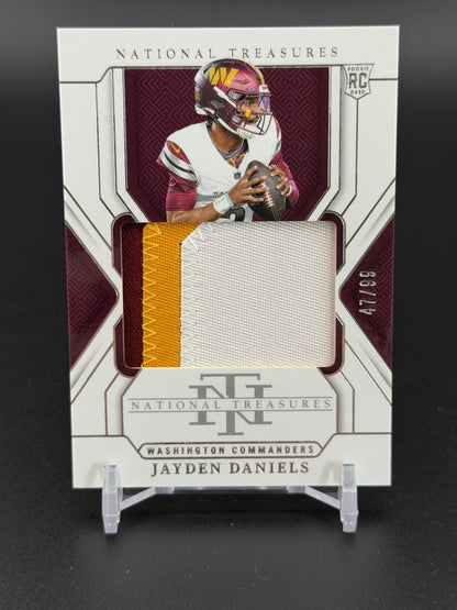 2024 National Treasures #207 Jayden Daniels Patch /99 PC