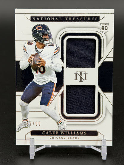 2024 National Treasures #RDM-CWS Caleb Williams Rookie Dual Materials /99 PC