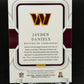 2024 National Treasures #RDM-JDS Jayden Daniels Rookie Dual Materials /99 PC